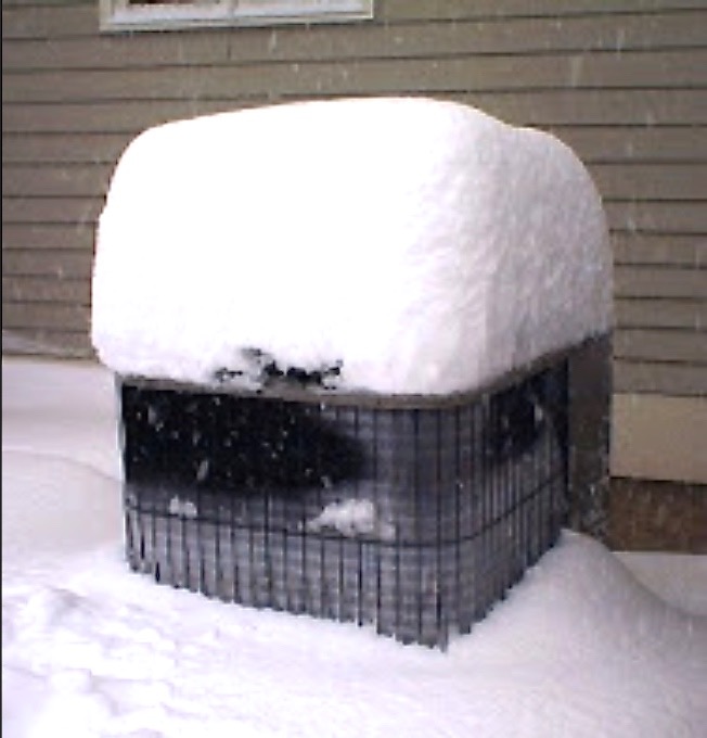 geo heat pumps' can't be blocked by snow